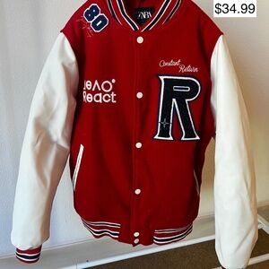 Zara Varsity Jacket (Women L/ Men S)